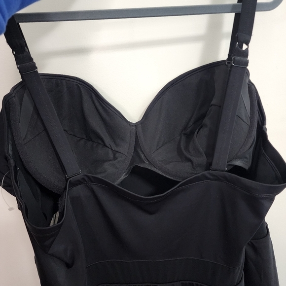 Torrid Black One Piece Skater SwimDress Swimsuit Beach Pool Vacation resort - Picture 8 of 13